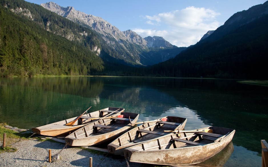 Boat trips on mountain lakes in Wagrain © TVB Wagrain-Kleinarl
